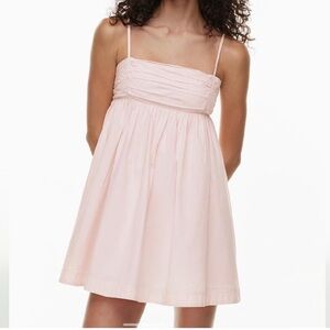 Aritzia Sunday Best Blush Pink Mini Dress